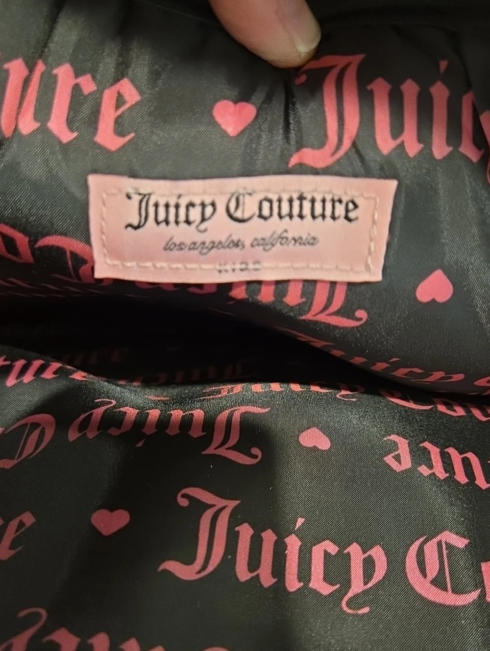 JUICY COUTURE VELVET BACKPACK W/ RHINESTONE LOGO AND CROWN EMBLEM. NWOT.
